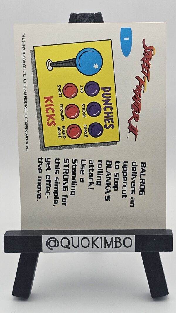 1993 Street Fighter II #1 – Balrog In Your Face
