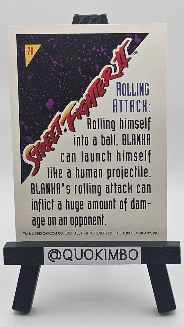 1993 Street Fighter II #70 – Blanka Rolling Attack