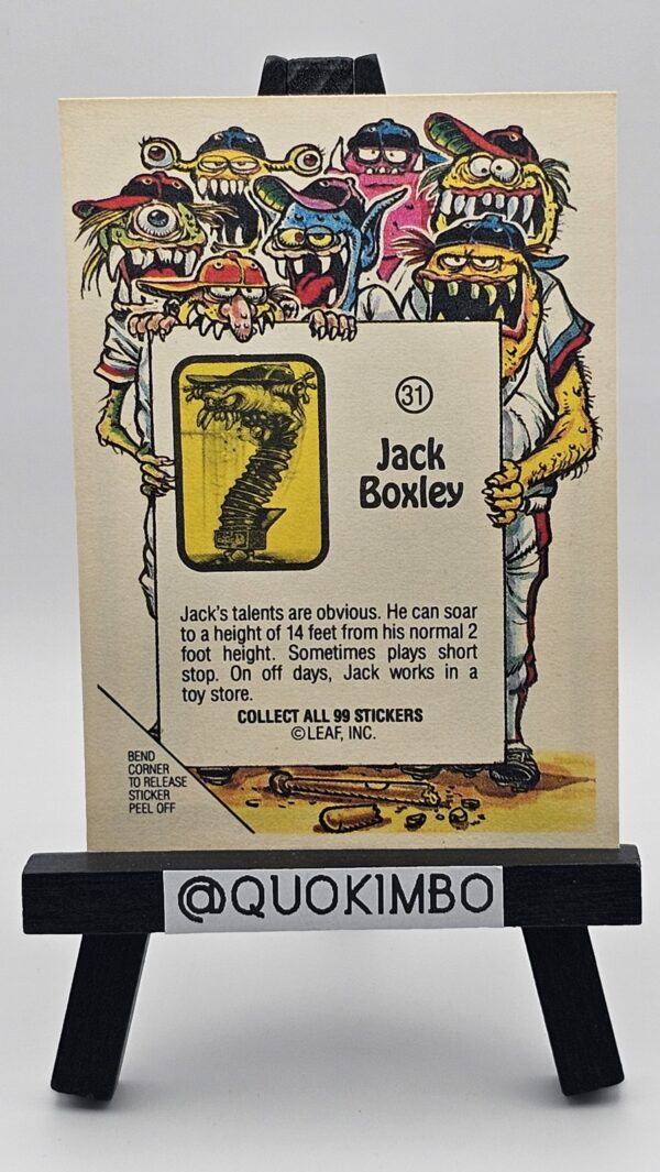 Unknown Weird Ball #31 – Jack Boxley