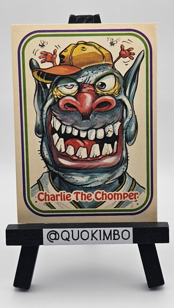 1988 Leaf Awesome All-Stars Stickers #11 – Charlie The Chomper