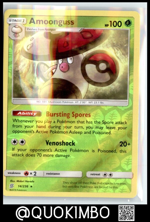 Amoonguss 14/236 Reverse Holo